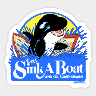 Boat Sinker Sticker